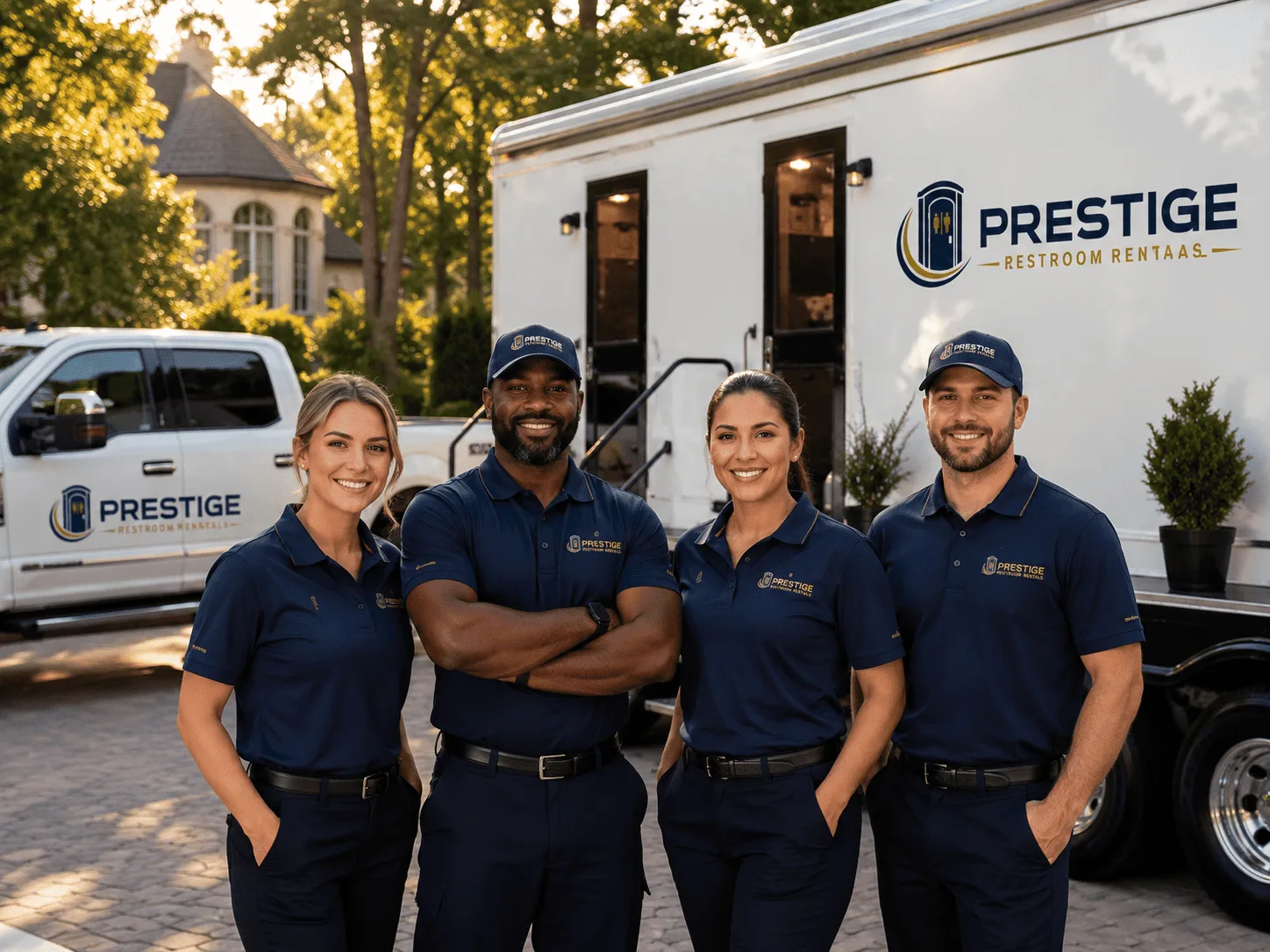 Trusted Luxury Portable Restrooms company in Wing, AL